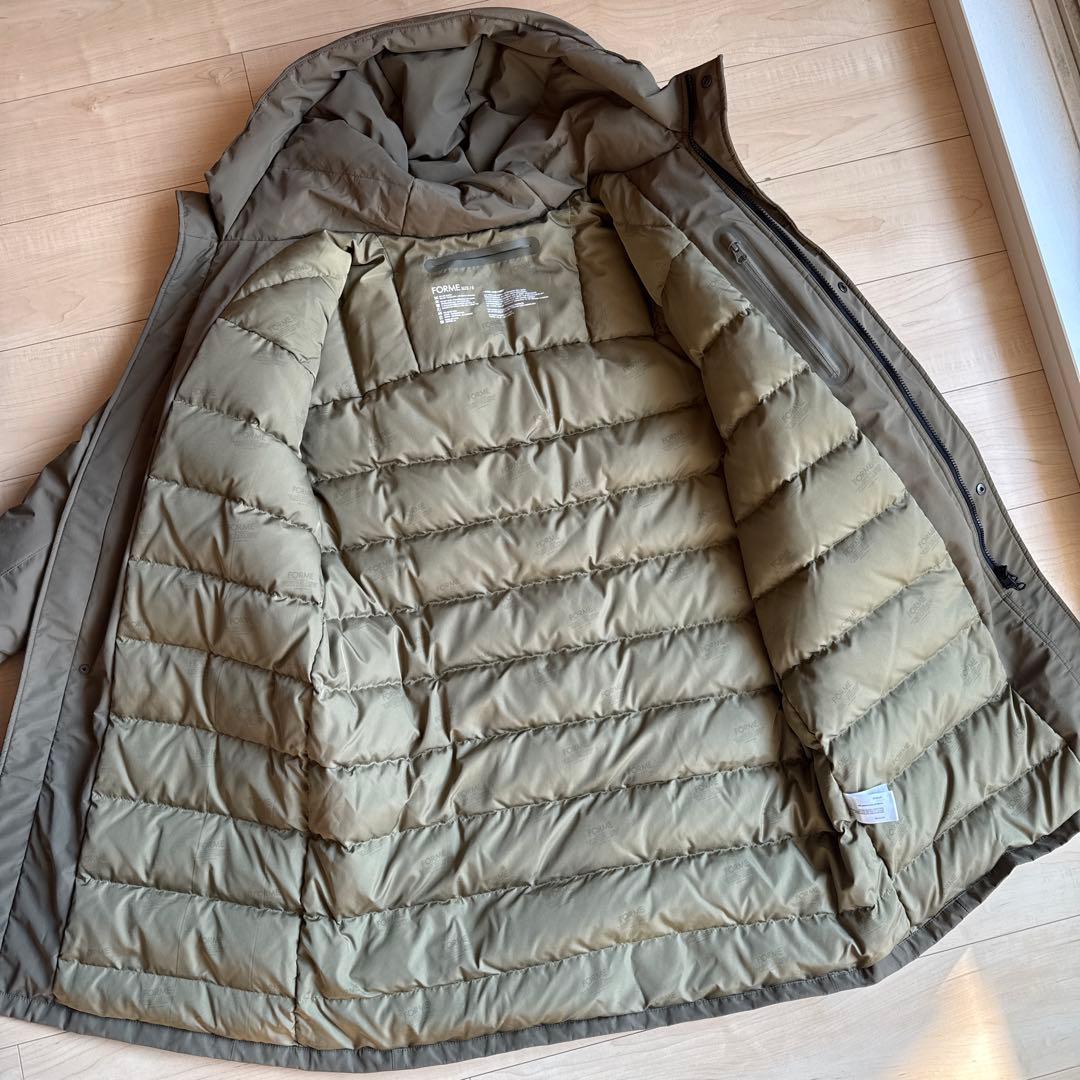 FORME 東原亜希 3レイヤー ロングダウンコート