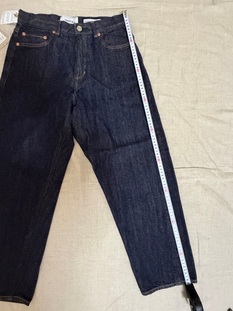 未使用　YAECA インディゴ　コットン100 ストレートジーンズ　日本製　28