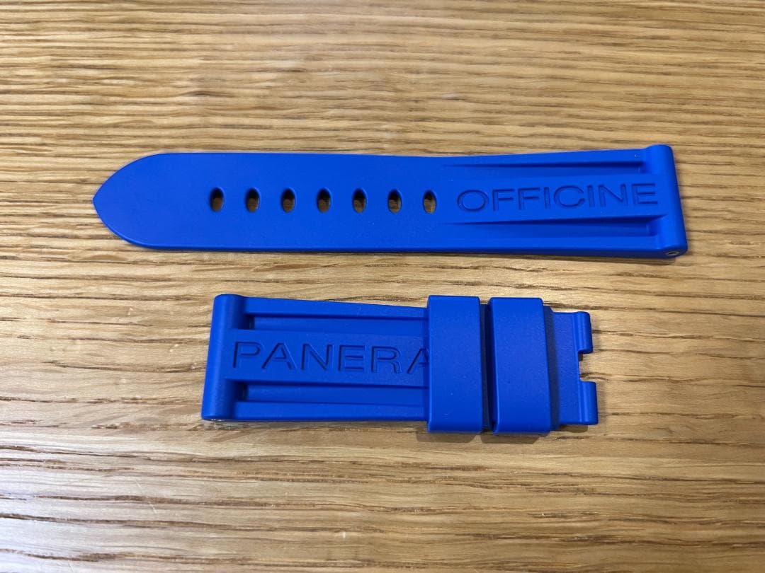 PANERAI OFFICINE 青 ラバーベルト