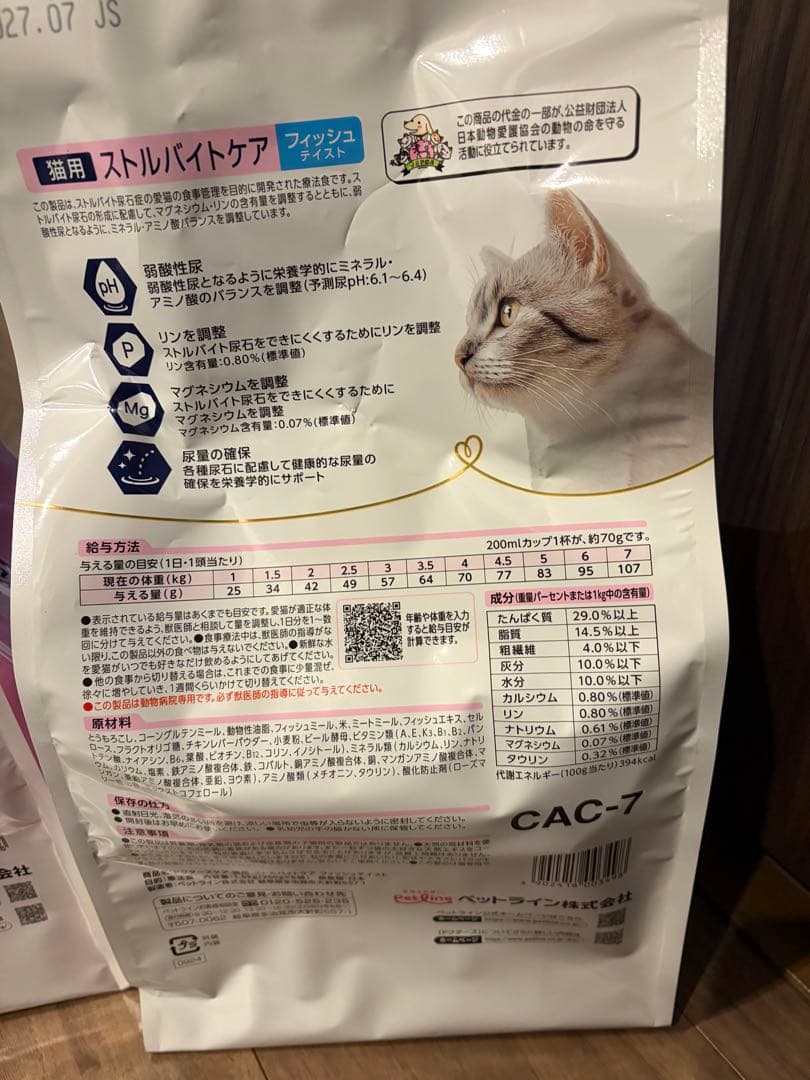 Dr's Care ストルバイトケア 1.5kg×2袋　バラ売り可