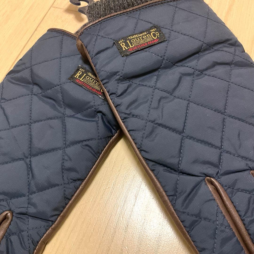 【新品】RALPH LAUREN ラルフ ローレン 手袋 メンズ グローブ　M