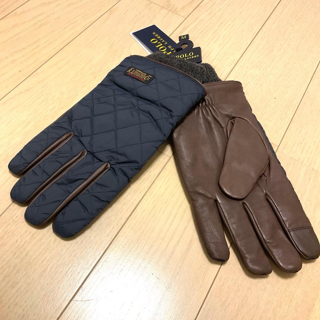 【新品】RALPH LAUREN ラルフ ローレン 手袋 メンズ グローブ　M