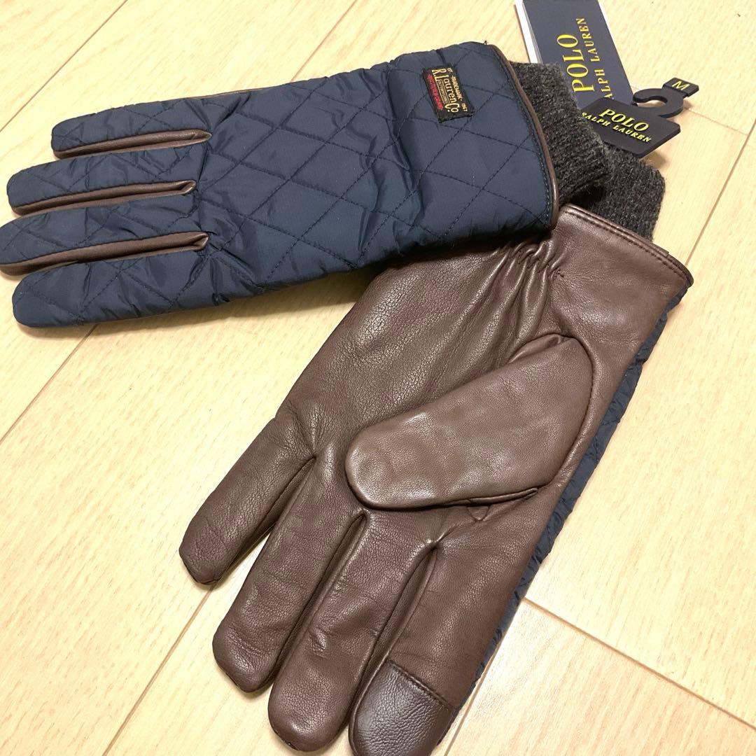 【新品】RALPH LAUREN ラルフ ローレン 手袋 メンズ グローブ　M