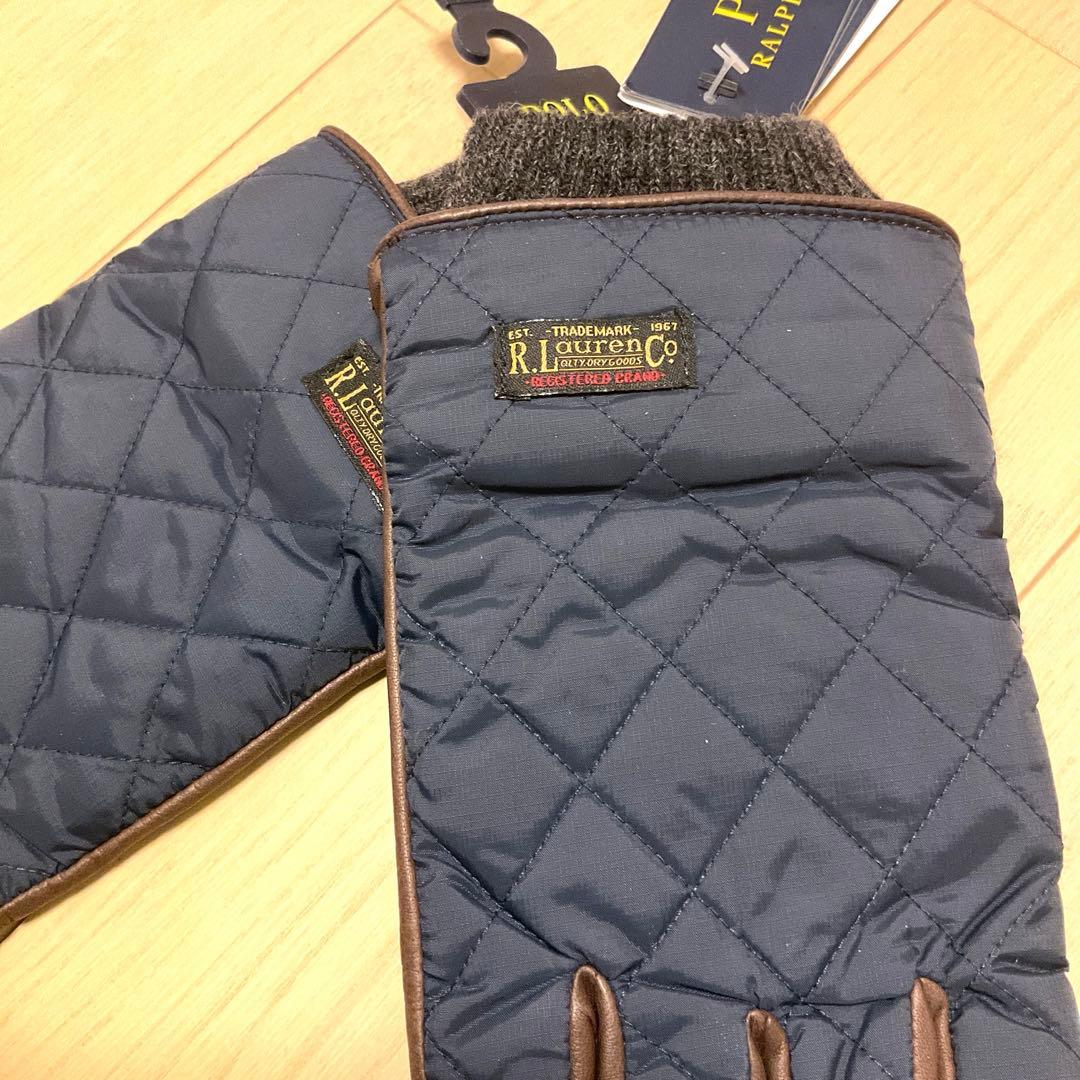 【新品】RALPH LAUREN ラルフ ローレン 手袋 メンズ グローブ　M