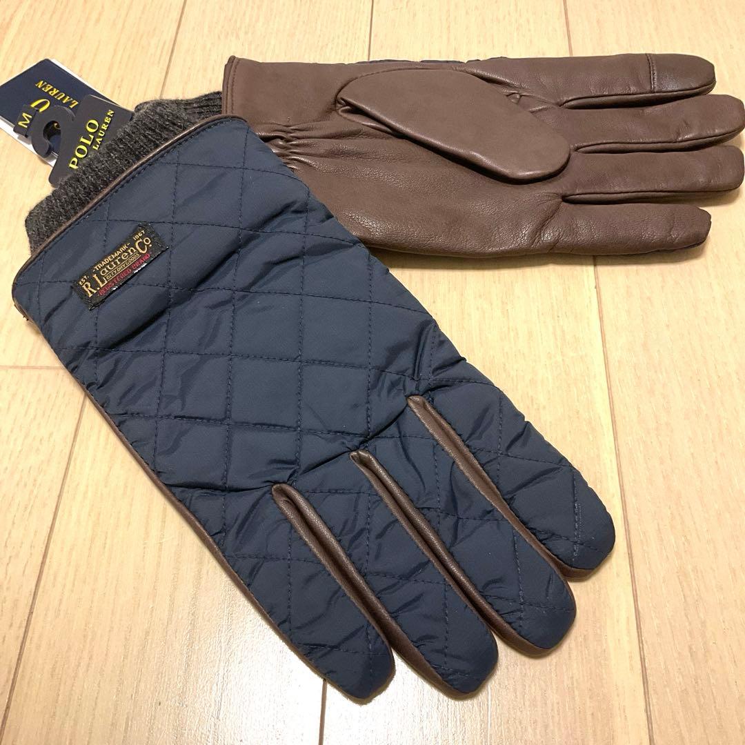 【新品】RALPH LAUREN ラルフ ローレン 手袋 メンズ グローブ　M