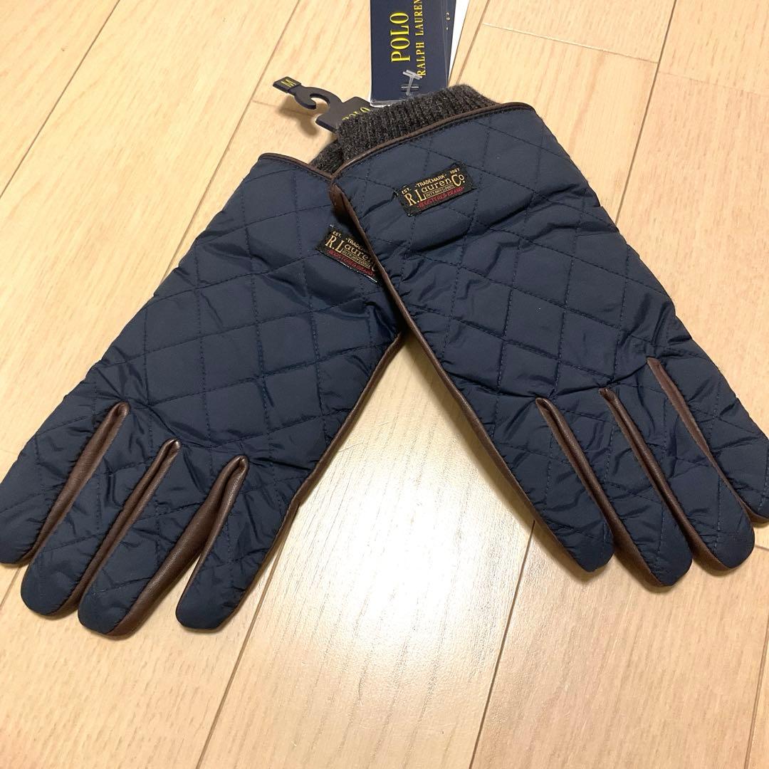 【新品】RALPH LAUREN ラルフ ローレン 手袋 メンズ グローブ　M