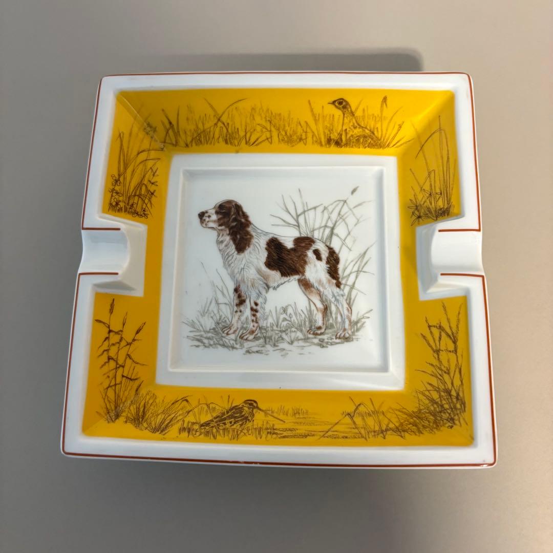 エルメス HERMES 犬 ドッグ コッカースパニエル 灰皿 アッシュトレイ
