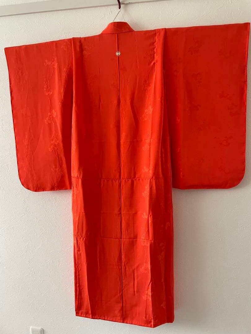 七五三　7歳　正絹　色無地　お着物セット