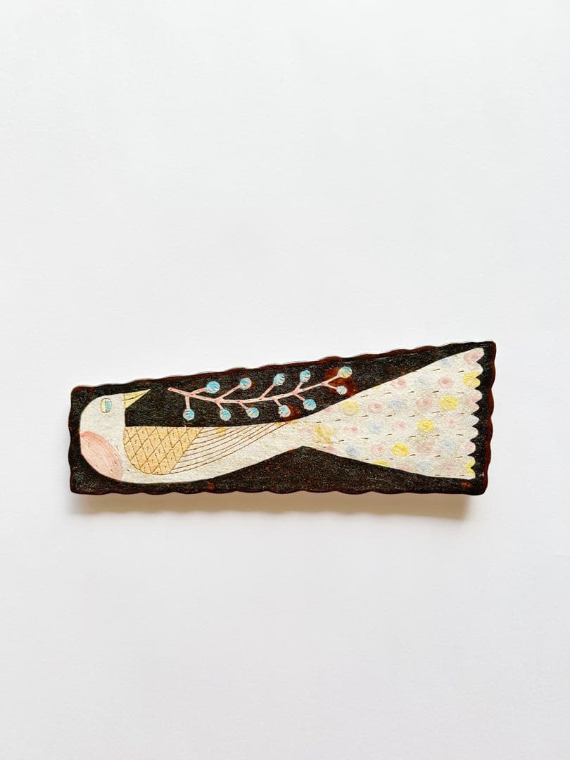 鹿児島睦　陶板　サイン入り　希少