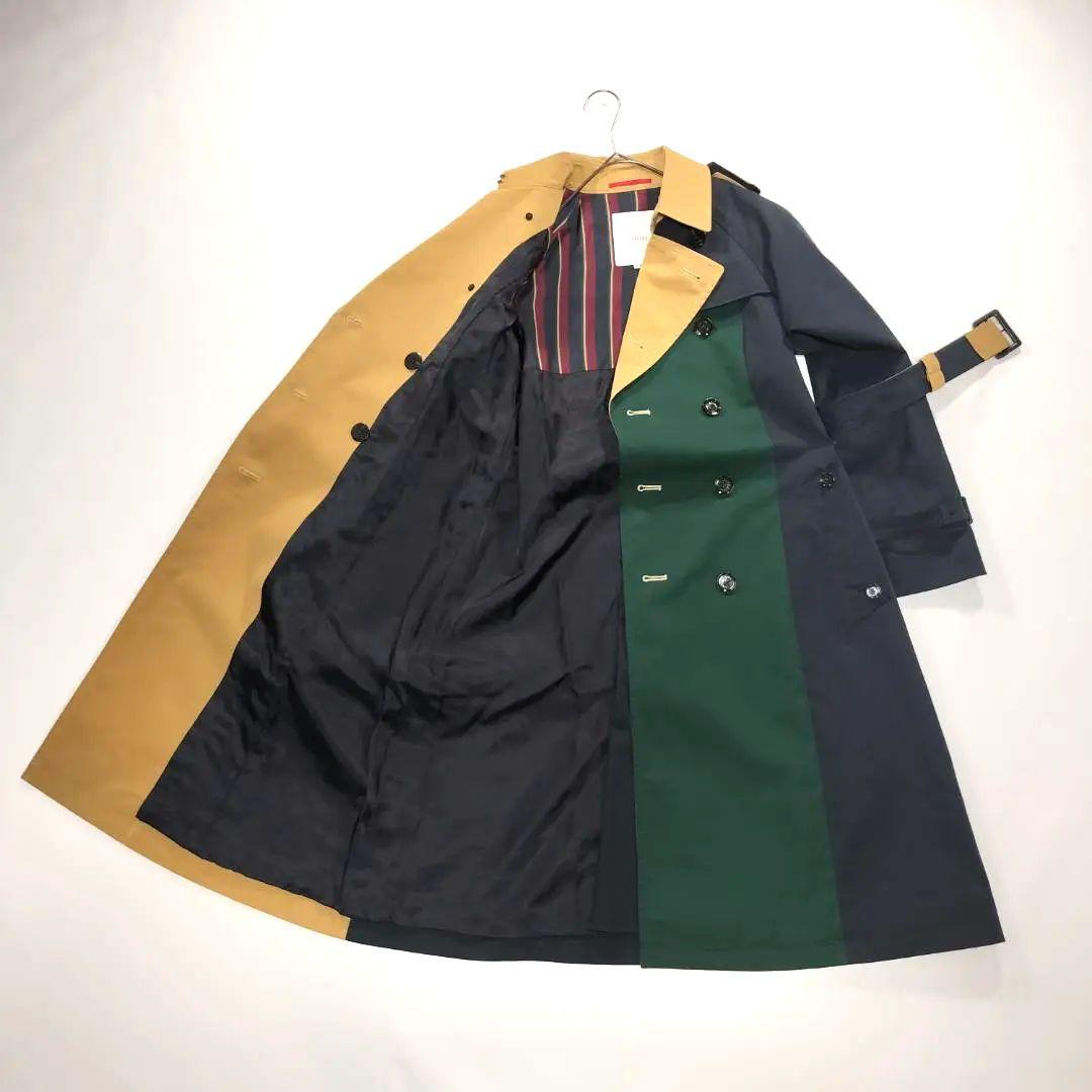 LOVELESS ラブレス カラーブロックトレンチコート サイズ34