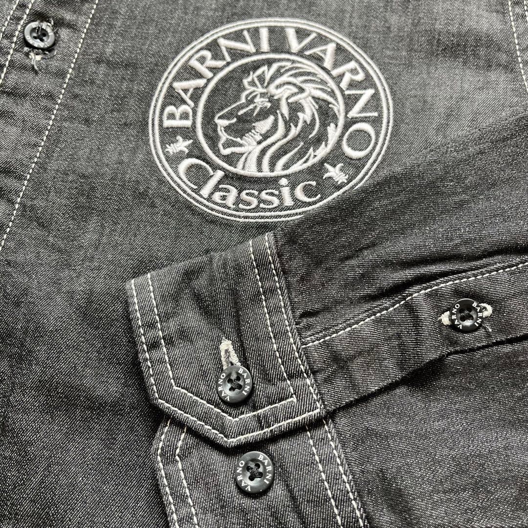 タグ付き新品未使用 BARNI VARNO デニムシャツ L