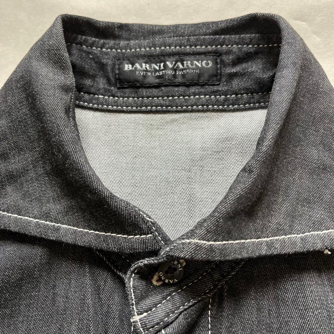 タグ付き新品未使用 BARNI VARNO デニムシャツ L