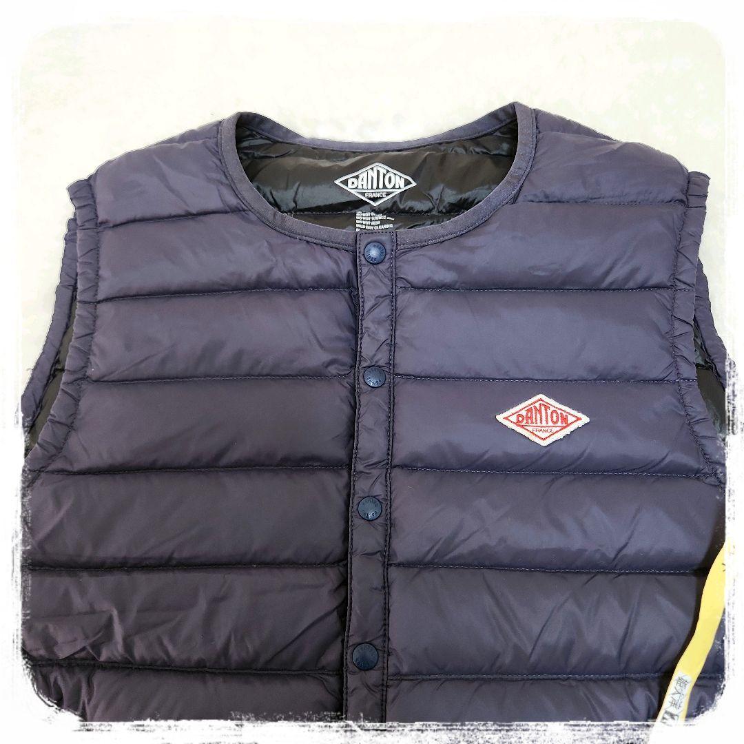 未使用級　極美品　ダントン　Danton　ダウンベスト　キルティング