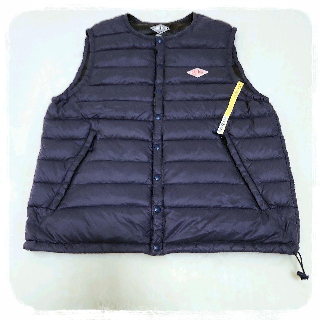 未使用級　極美品　ダントン　Danton　ダウンベスト　キルティング