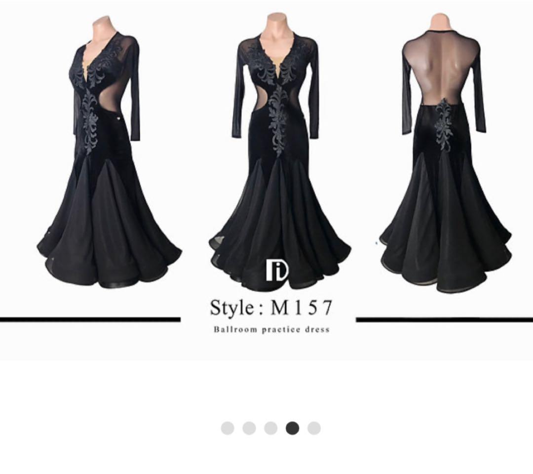 【TID M157D】ボールルームワンピース(黒)