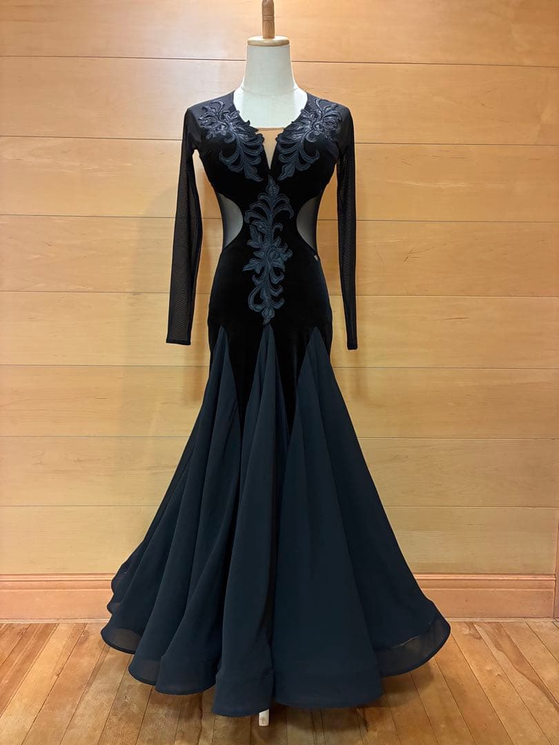 【TID M157D】ボールルームワンピース(黒)