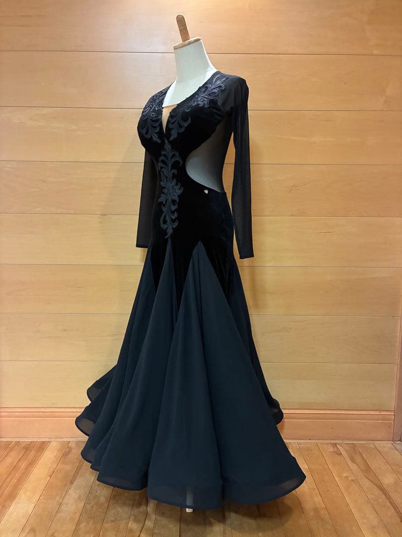 【TID M157D】ボールルームワンピース(黒)