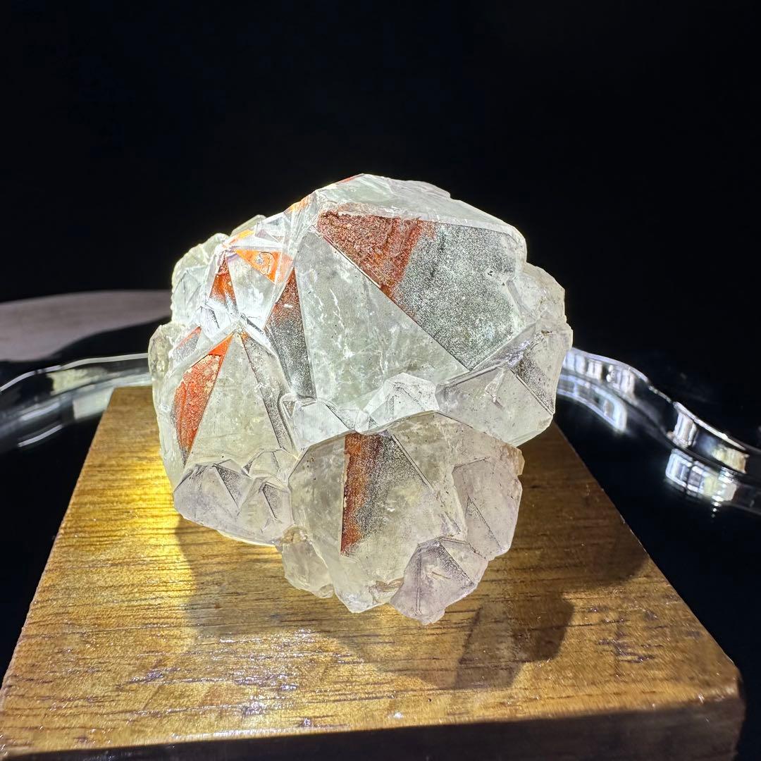 天然石 オーラライト共生水晶の原石　置物　鉱物F.05