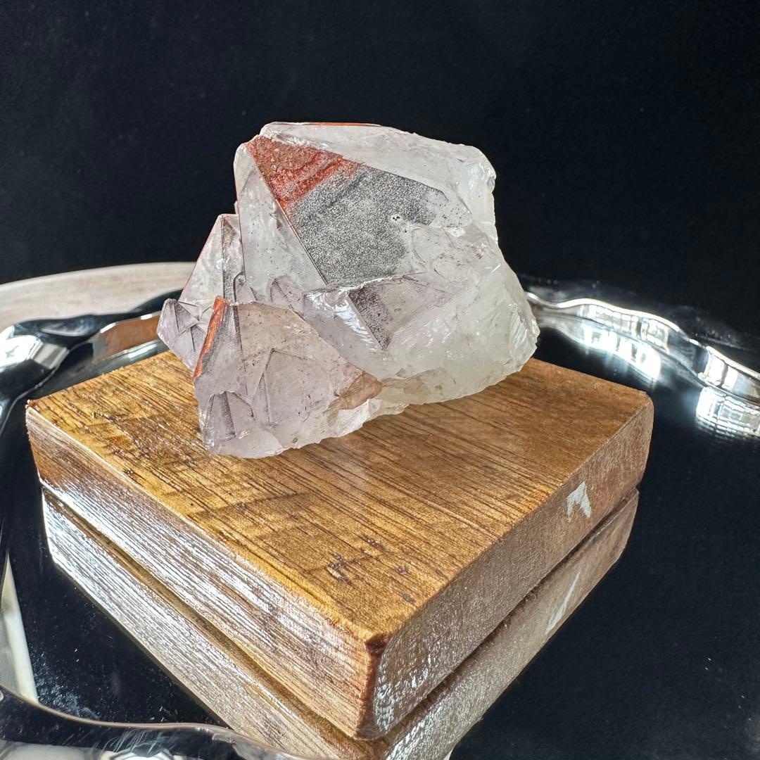 天然石 オーラライト共生水晶の原石　置物　鉱物F.05