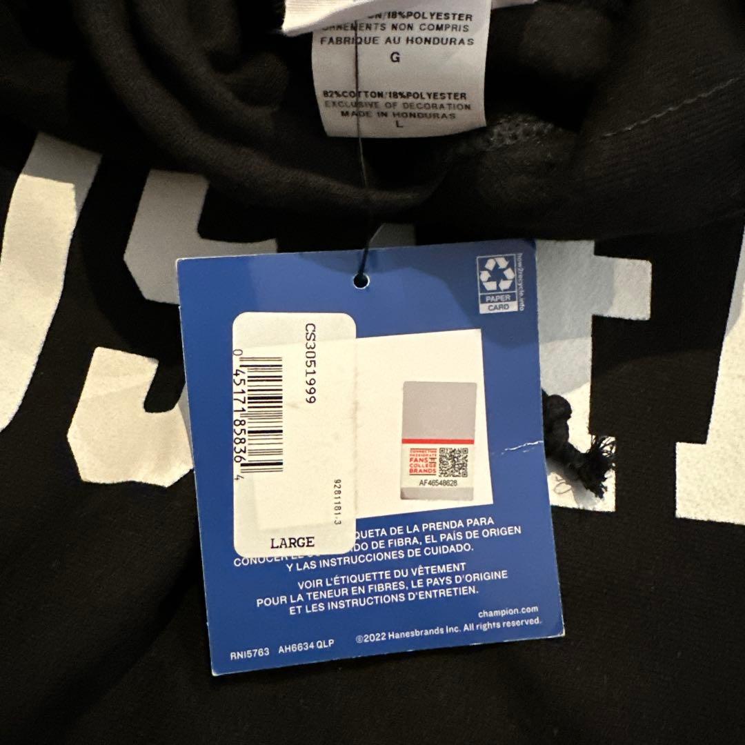 U*8様 【新品】Champion USAFA パーカー　L サイズ　ブラック