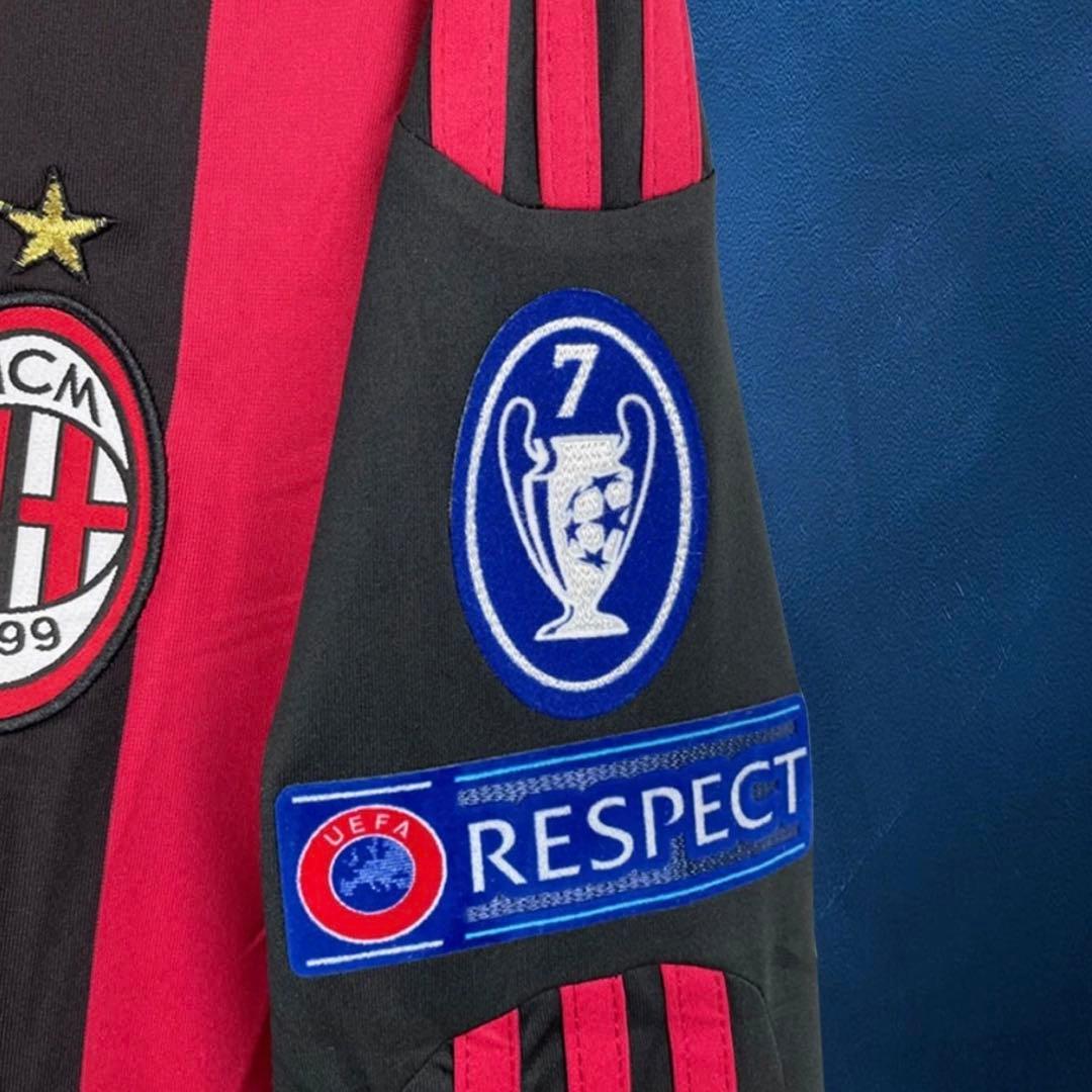 【新品】オーセンティックパッチ付き　ロナウジーニョ 80 L ACミラン　長袖