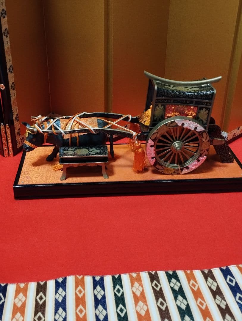 雛人形　雛飾り　嫁入り道具等のセット　極上指定唐草絵蒔付 久月製