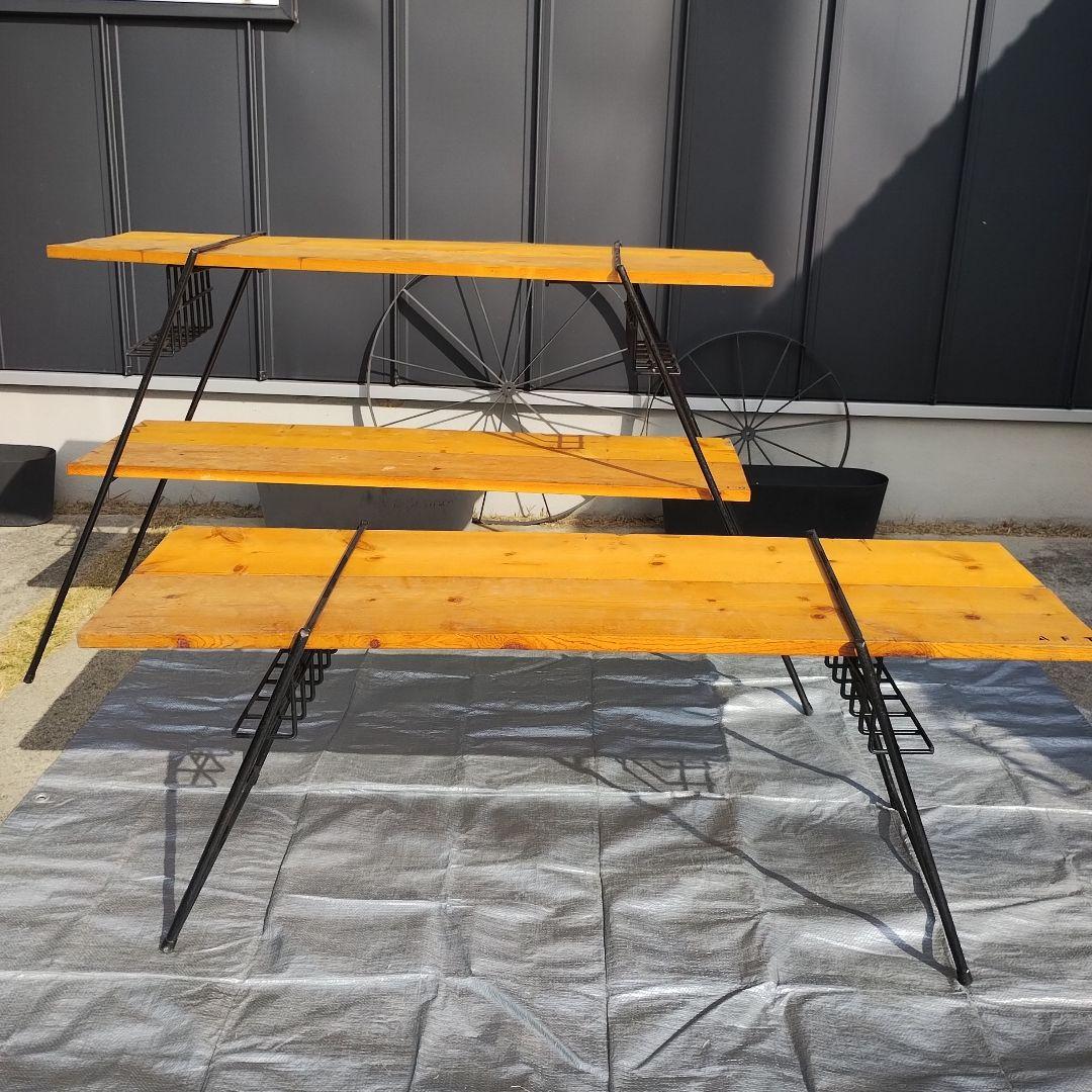 カングー2用 トランク棚板 棚板用スチール枠 キャンプラック セット