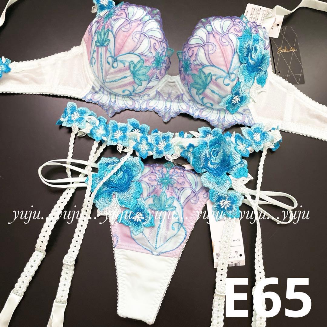 ワコール/サルート 61グループ 新品タグ付 P-upブラTバック E65