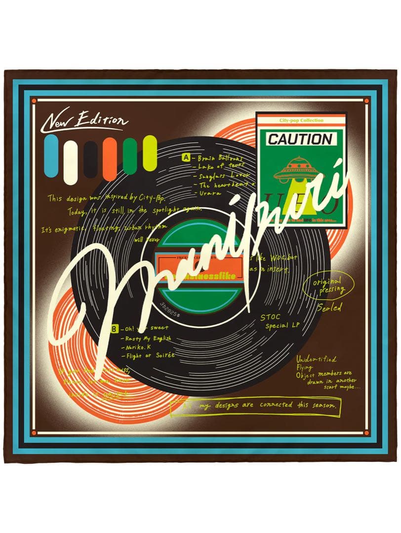 【新品/未使用】manipuri/マニプリ 65レコード Brown