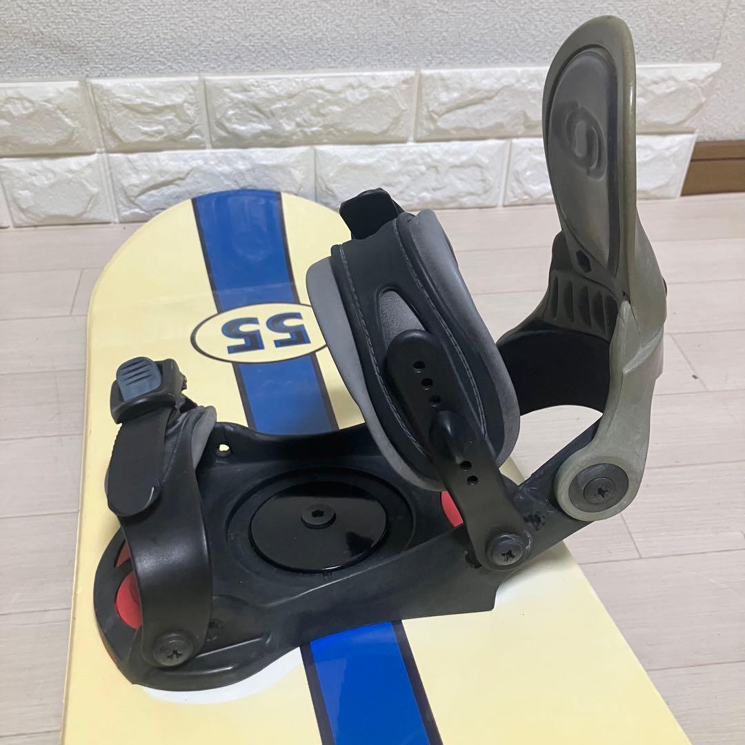 【ケース付】Ever Surfスノーボードセット155cm/サロモンバインM/L