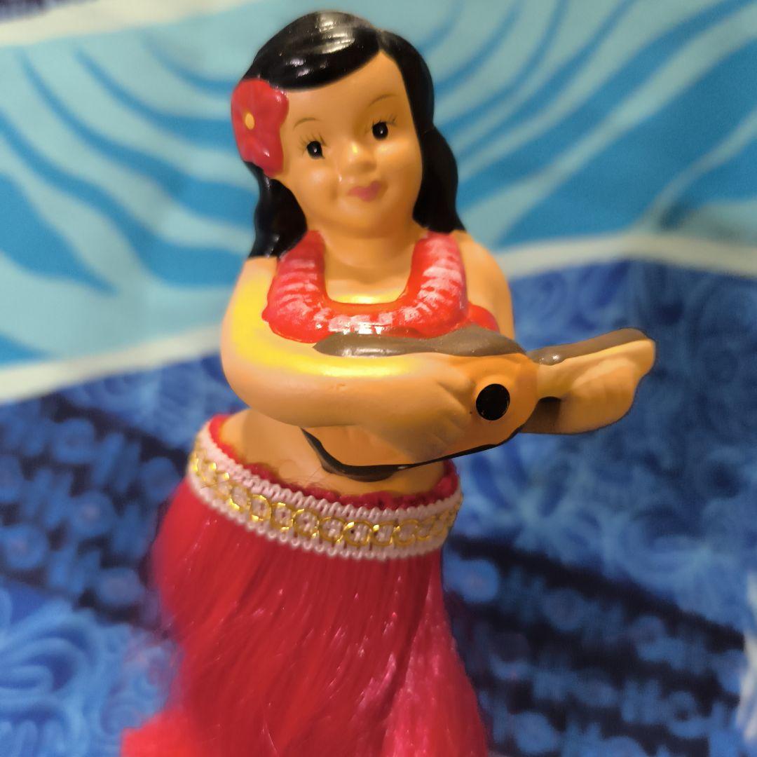 ハワイ フラダンス人形 ウィッギィ　赤