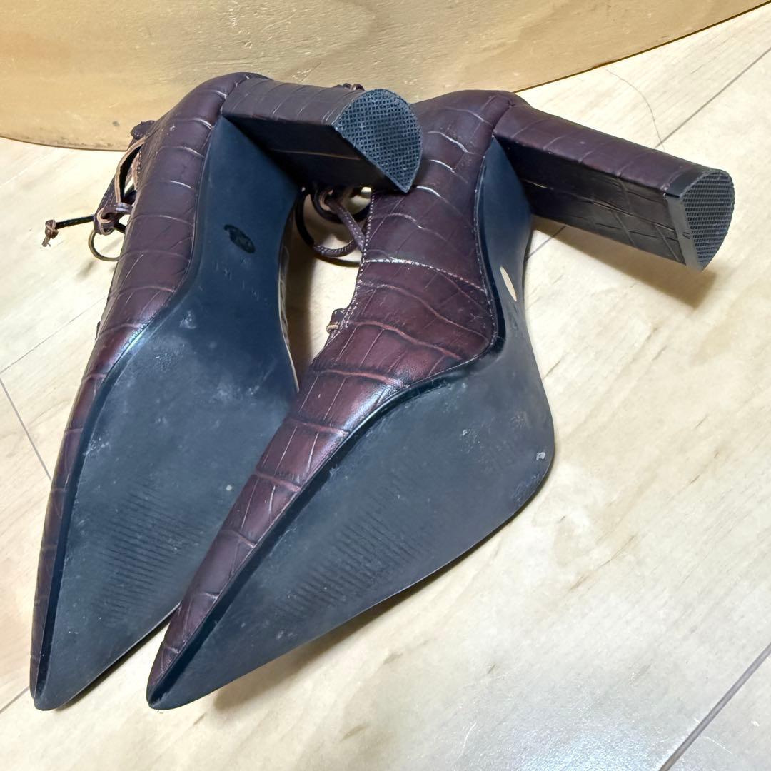 Amerivintage レースアップパンプス　Mサイズ