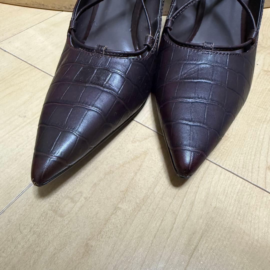 Amerivintage レースアップパンプス　Mサイズ