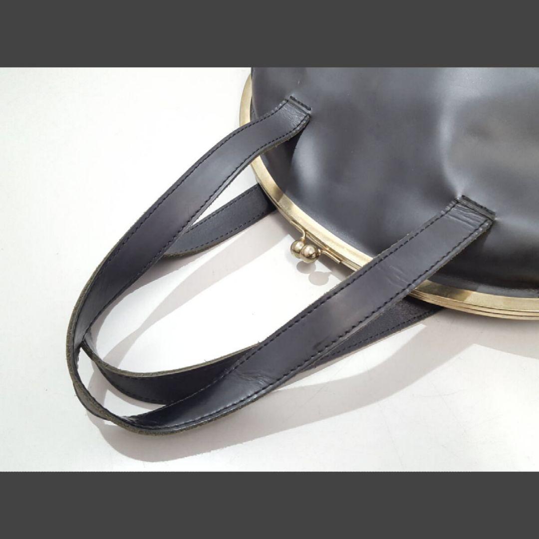 COMME des GARCONS コムデギャルソン 本革レザー がま口 バッグ