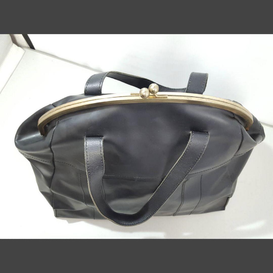 COMME des GARCONS コムデギャルソン 本革レザー がま口 バッグ