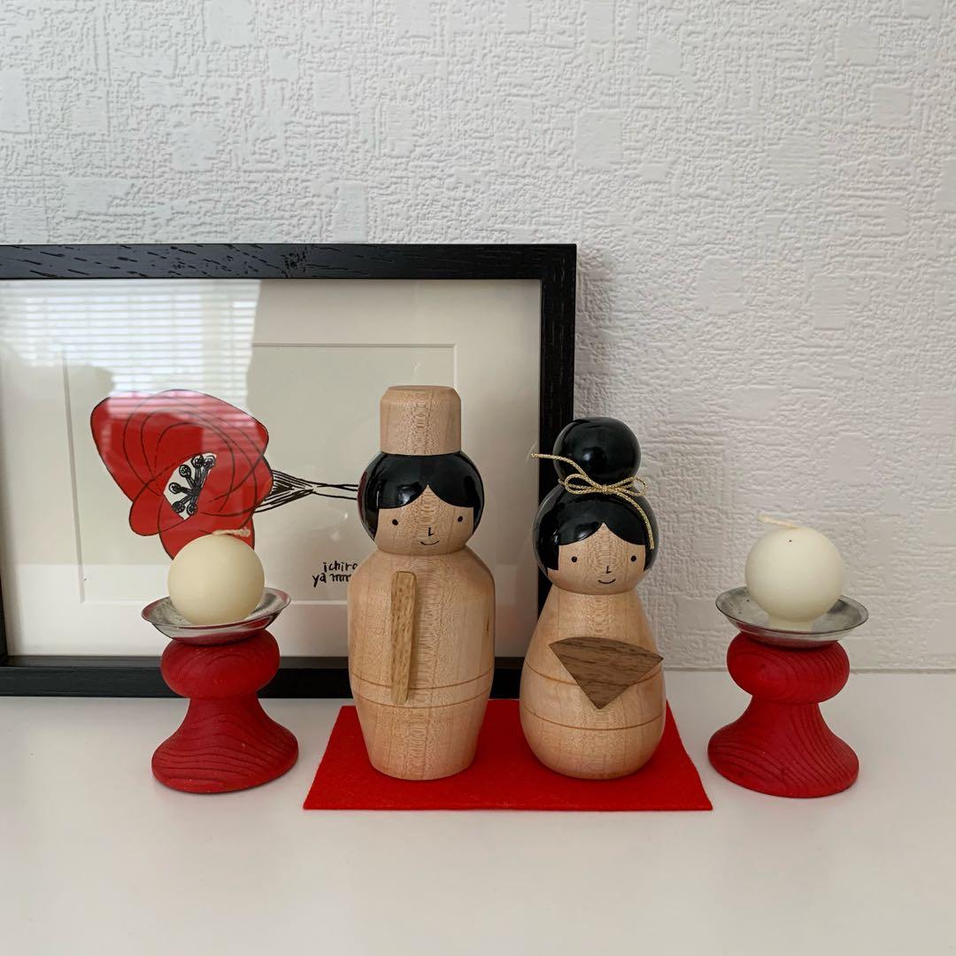 山の前製作所　ほろほろ人形　おひなさま　お雛様　かえで　美品