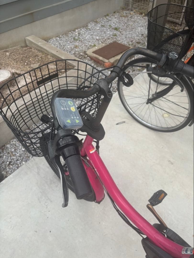 大阪 女性オーナーYAMAHA PAS 電動アシスト自転車 ピンク