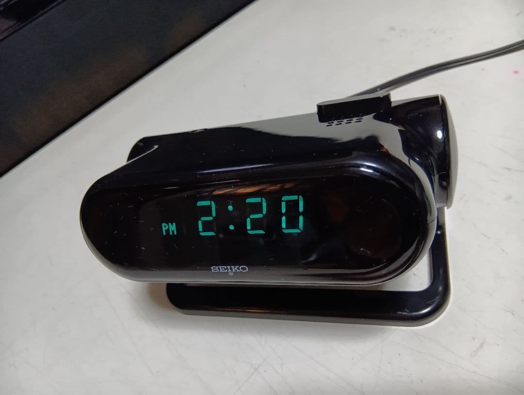 1980's　SEIKO　スペースエイジ　サイバー　デジタル　アラーム　クロック
