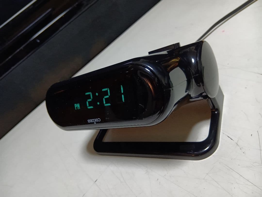 1980's　SEIKO　スペースエイジ　サイバー　デジタル　アラーム　クロック
