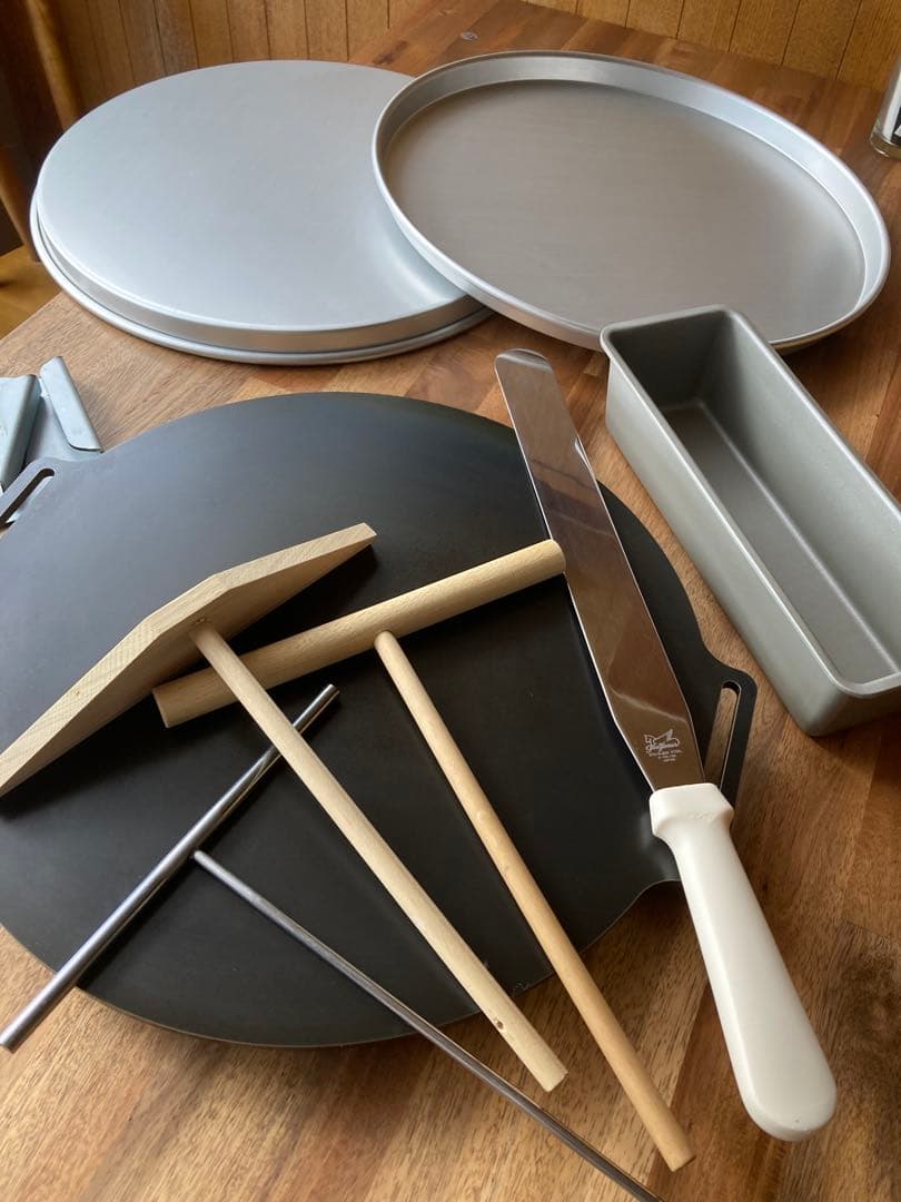 プロ仕様！クレープ屋さんのセット　35センチ鉄板✖️厚さ6ミリ