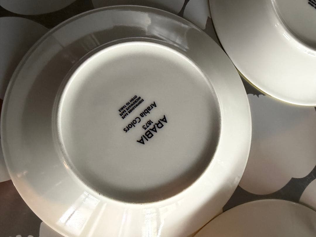 アラビア　カラーズ　16.5cm イエロー　4枚セット