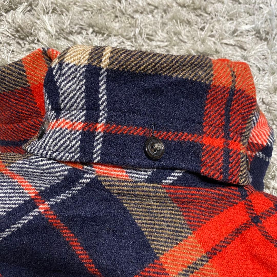 BURBERRY BLUE LABEL ショートダッフルコート チェック柄