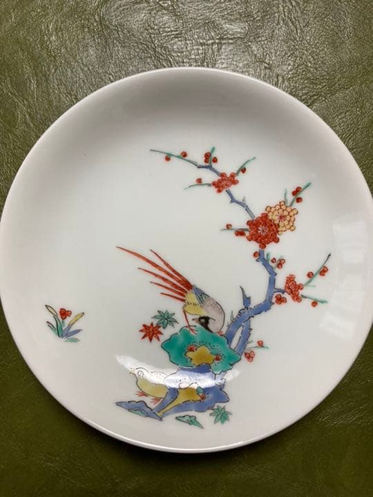 十四代 酒井田柿右衛門 皿立 直径12Φ