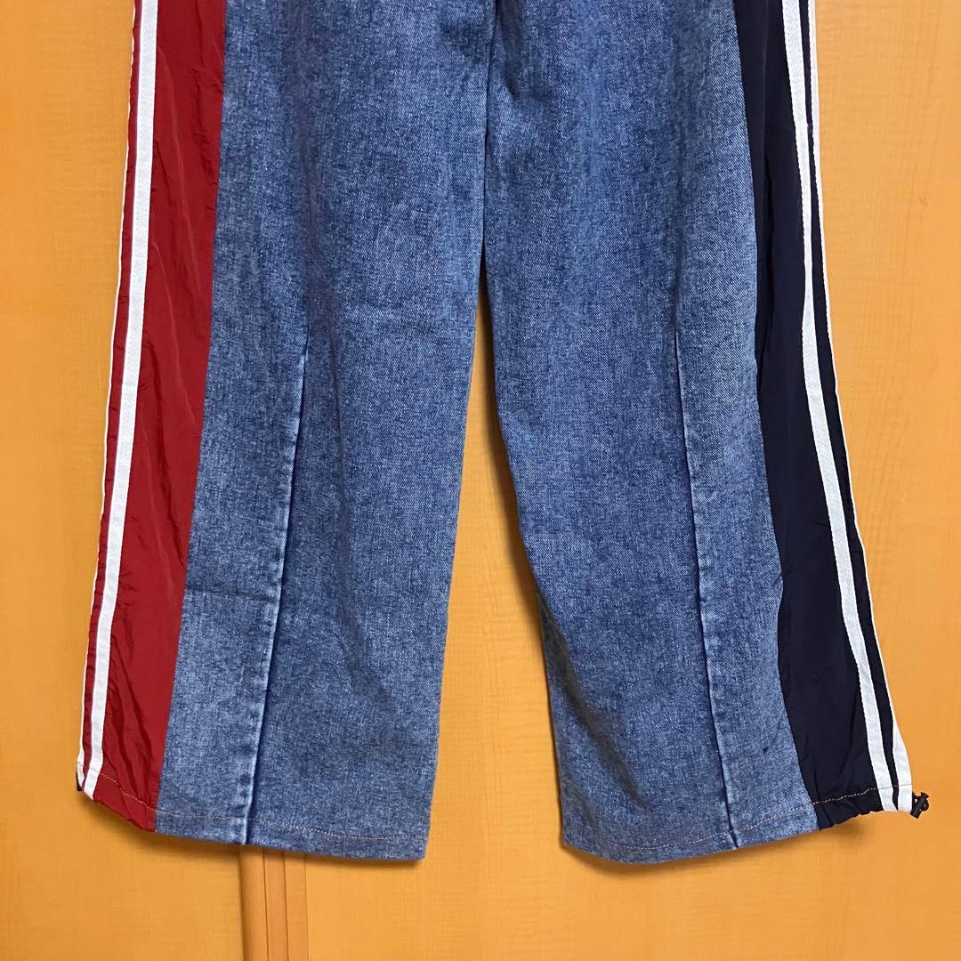 Three Four Time スリーフォータイム サイドスイッチデニムパンツ