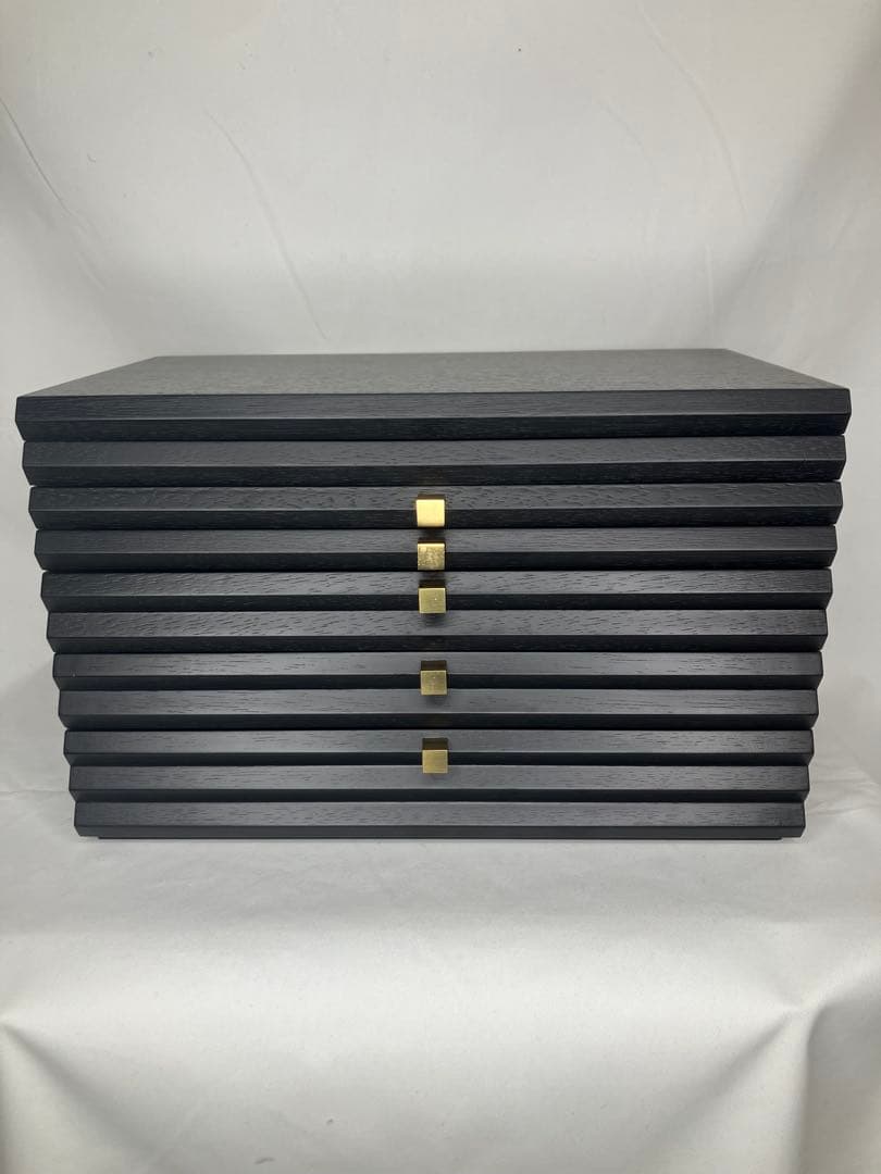 木製 ブラック アクセサリーケース