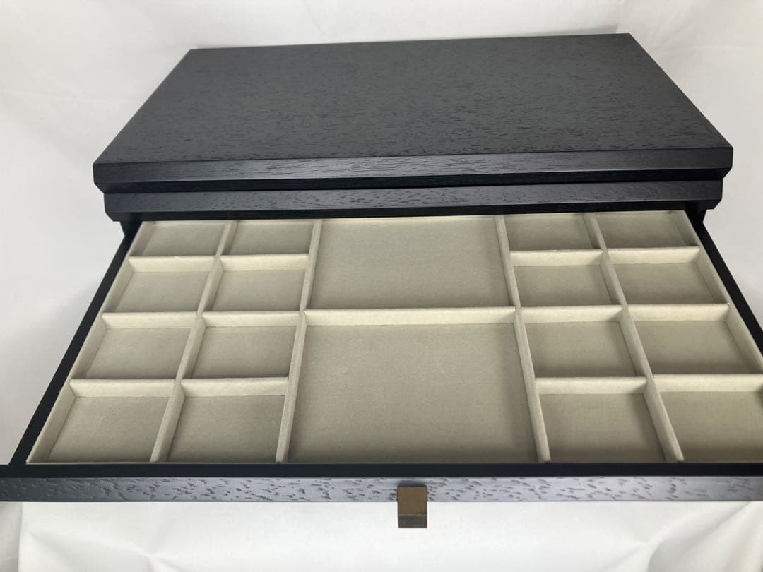 木製 ブラック アクセサリーケース