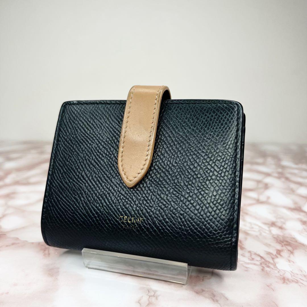 【極美品】CELINE 二つ折り財布 折り財布60