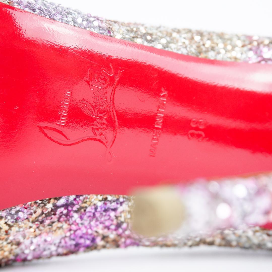 EU38 Christian Louboutin ハイヒール きらきら 427A