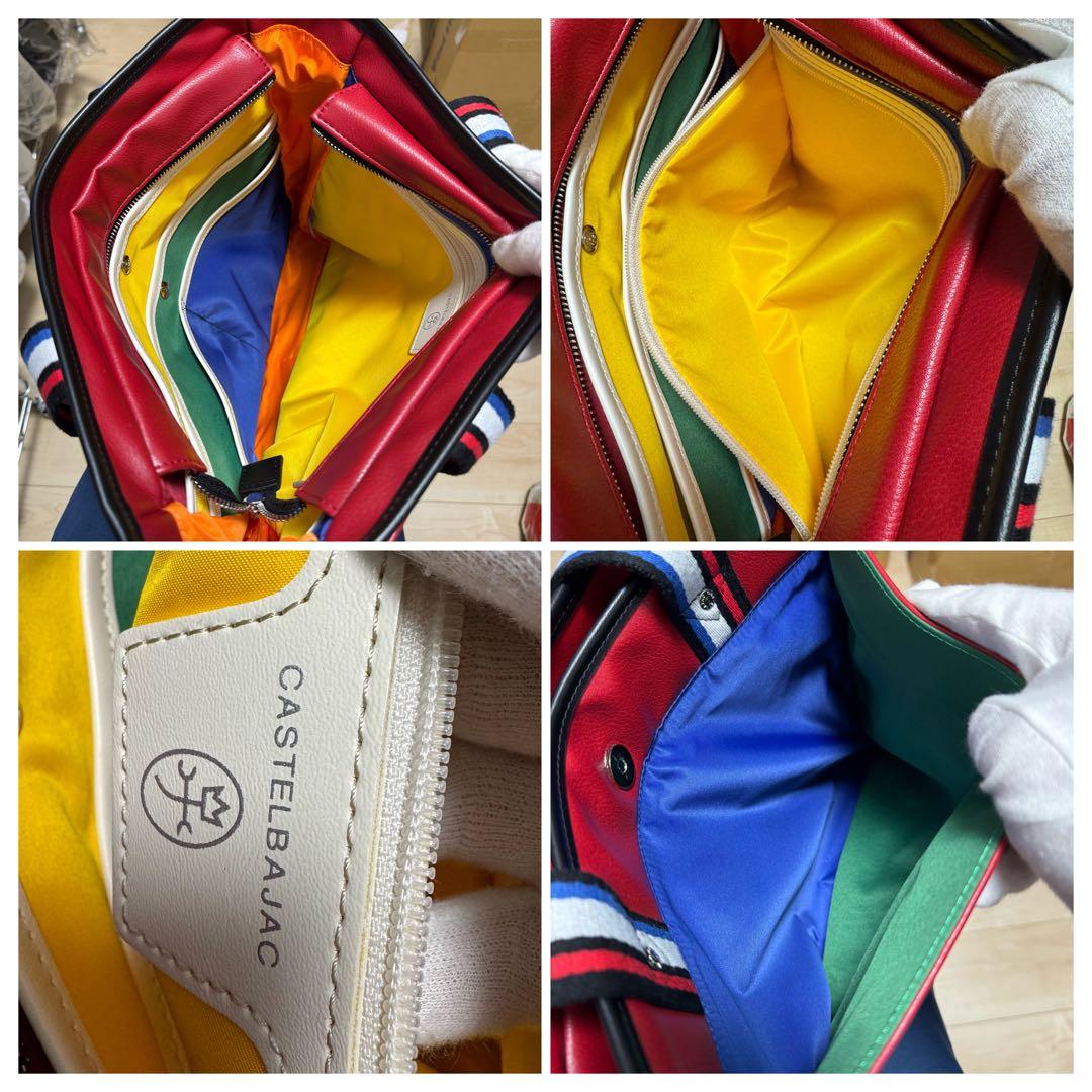 【新品同様】カステルバジャック トートバッグ ローレン レッド　赤　037701