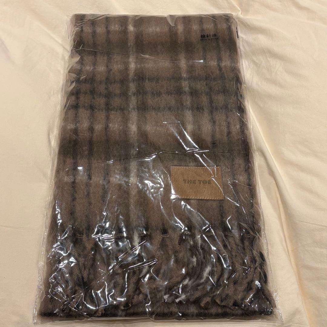 THE TOÉ マフラー ブラウン